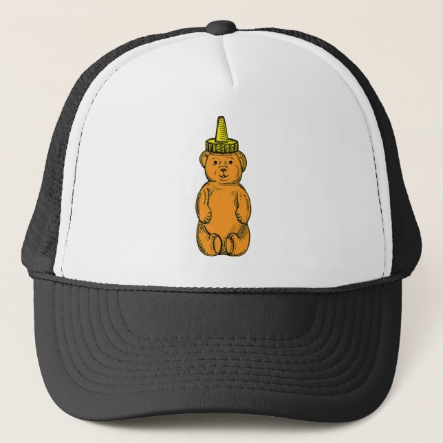honeybear colour trucker hat (Front)