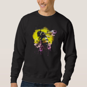 Honeybee and bumble bee for American hive beekeepe Sweatshirt