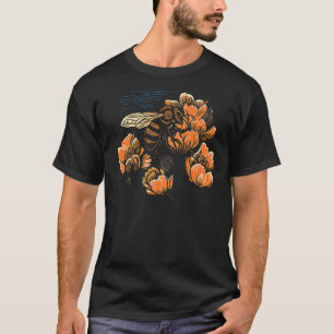 Honeybee and bumble bee for American hive beekeepe T-Shirt