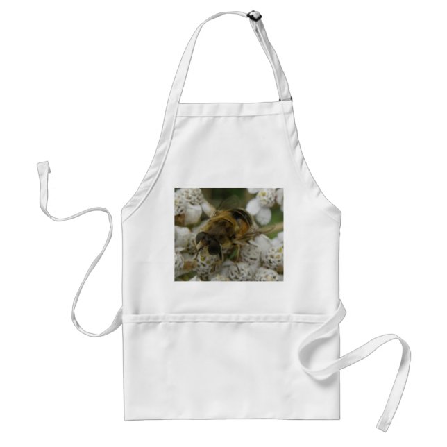Honeybee and Flowers Apron (Front)