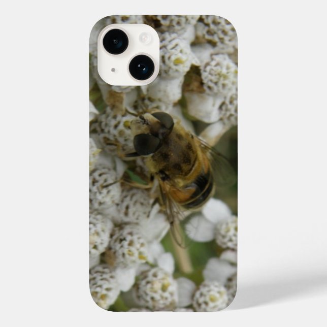 Honeybee and Flowers Case-Mate iPhone Case (Back)