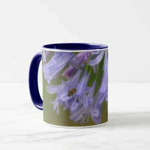 Honeybee and Lily Flower Nature Mug Cup
