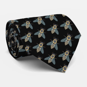 Honeybee (black) - Neck Tie