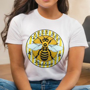 Honeybee Bumblebee Queen Bee Honey   Personalised T-Shirt