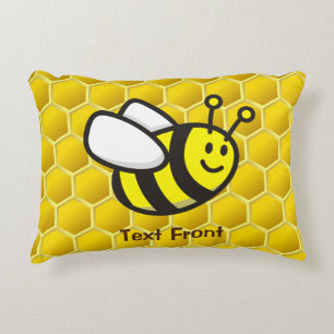 Honeybee Cartoon Decorative Cushion