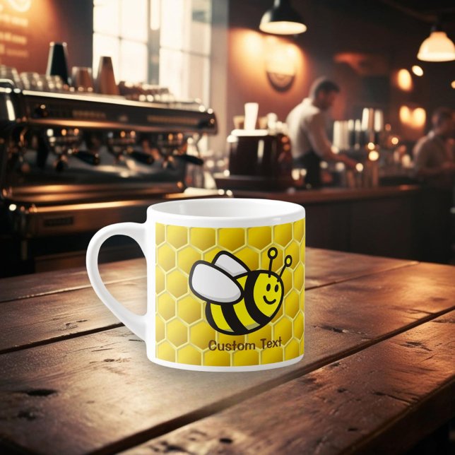 Honeybee Cartoon Espresso Cup (Creator Uploaded)