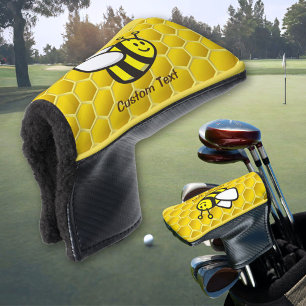 Honeybee Cartoon Golf Head Cover