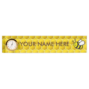 Honeybee Cartoon Nameplate