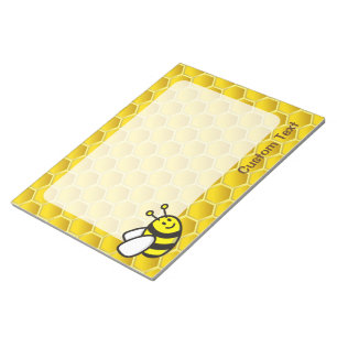 Honeybee Cartoon Notepad