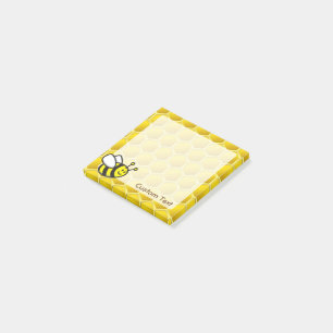 Honeybee Cartoon Post-it Notes