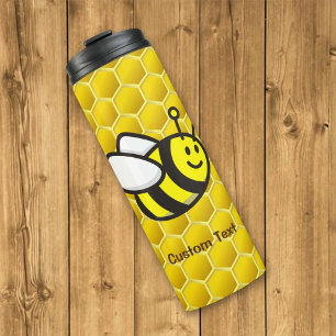 Honeybee Cartoon Thermal Tumbler