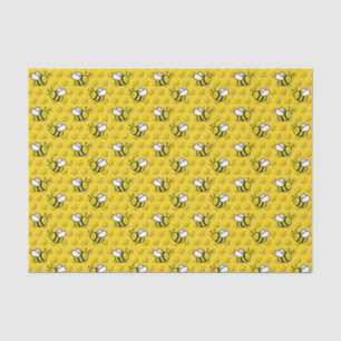 Honeybee cartoon tissue paper