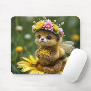 Honeybee Holding a Basket of Pollen Mouse Pad