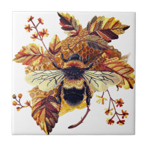  HoneyBee HoneyComb Autumn White   Ceramic Tile