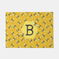 Honeybee Honeycomb Bee Hive Swarm Family Monogram