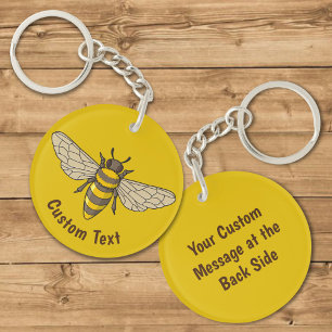 Honeybee Keychain