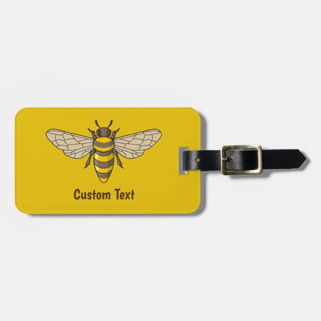 Honeybee Luggage Tag (Front Horizontal)