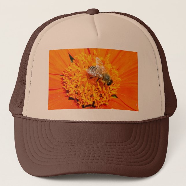 honeybee on hat (Front)