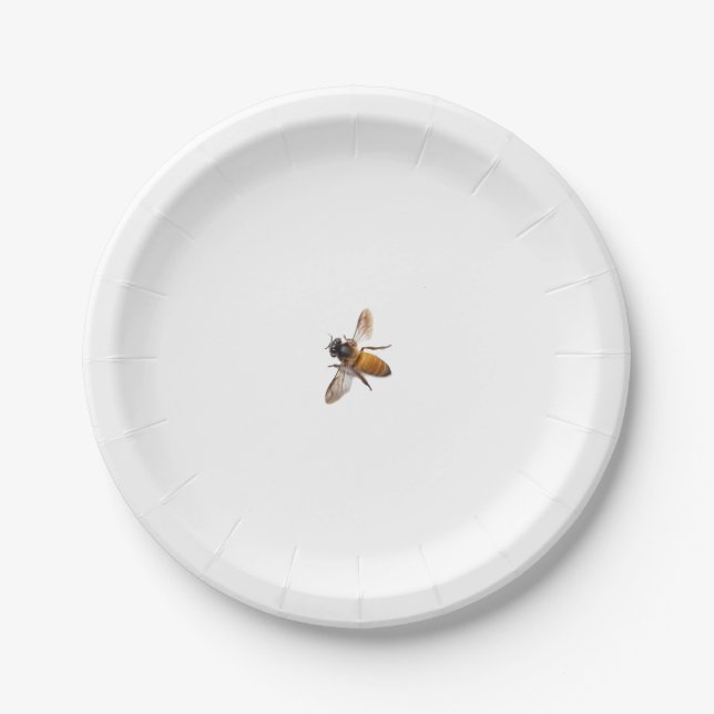 Honeybee Paper Plate (Front)