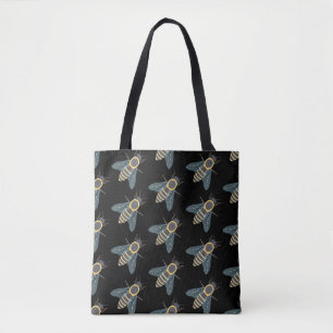 Honeybee (pattern black) - Tote