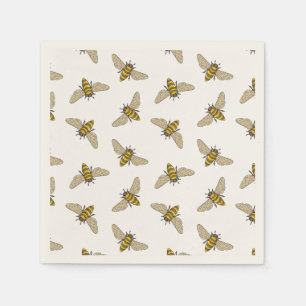 Honeybee Pattern Napkin