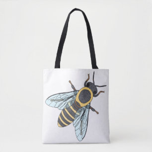 Honeybee (single white) - Tote Bag