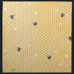 Honeybee Table Napkins<br><div class="desc">These delightful and reusable napkins are really great! They have honeybees on them, what could be sweeter? Maybe the variegated golden yellow hive pattern? Maybe, yeah maybe. What would be really sweet is having this whimsical set in your home, or better yet giving them as a gift! They are bee-utifully...</div>