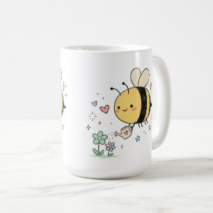  Honeybee Wildflowers Pollinator for Gardeners  Coffee Mug