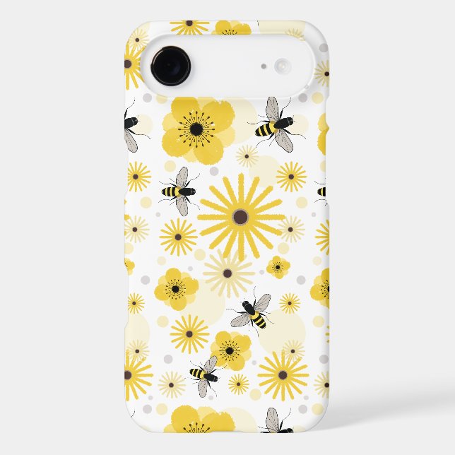 Honeybees & Flowers iPhone 6 case (Back)