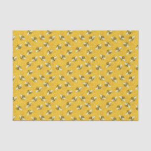 Honeybees Honeycomb Apiary Bee Hive Pattern Tissue Paper