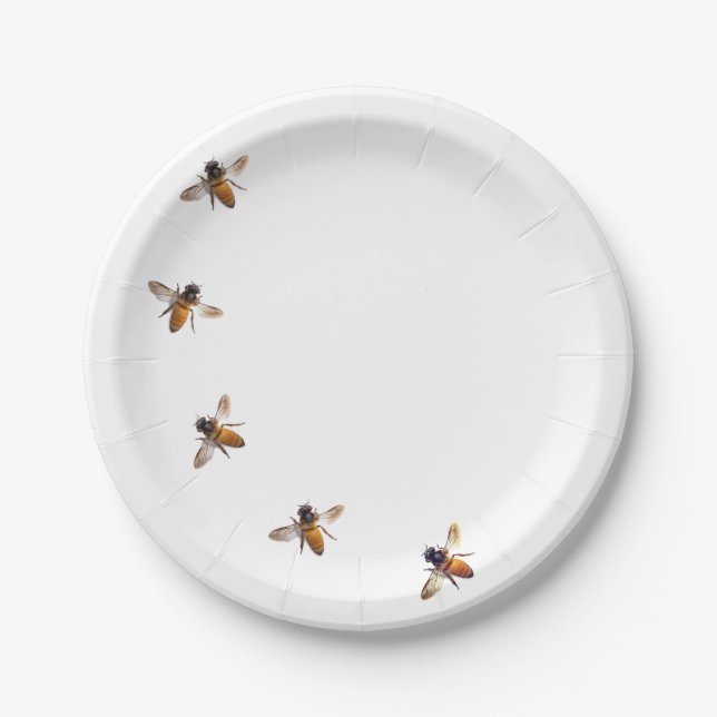 Honeybees Paper Plate (Front)