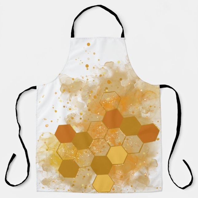 Honeycomb Alcohol Ink  Apron (Front)