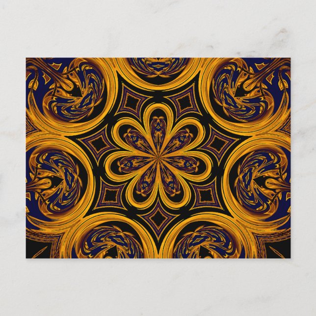 Honeycomb Artistic Postcard (Front)