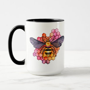 Honeycomb Bee Mug