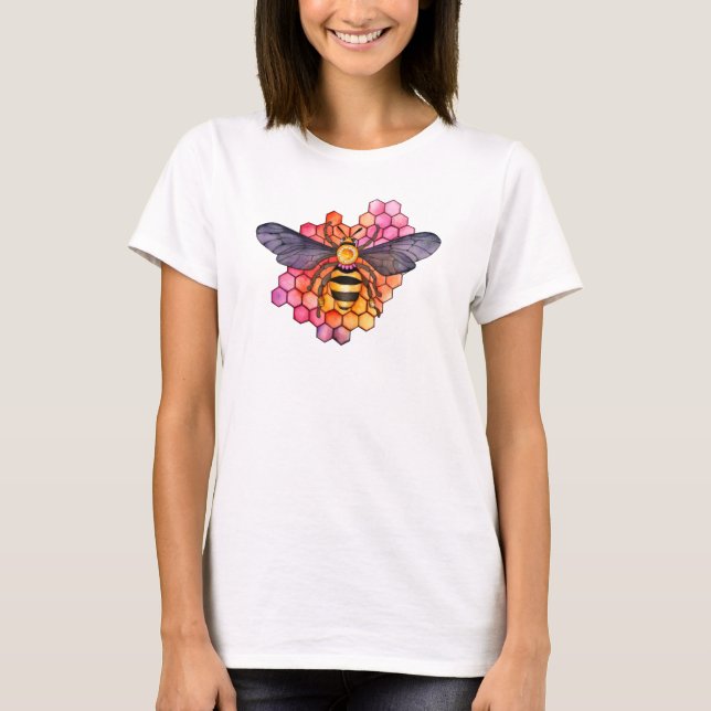 Honeycomb Bee T-Shirt (Front)