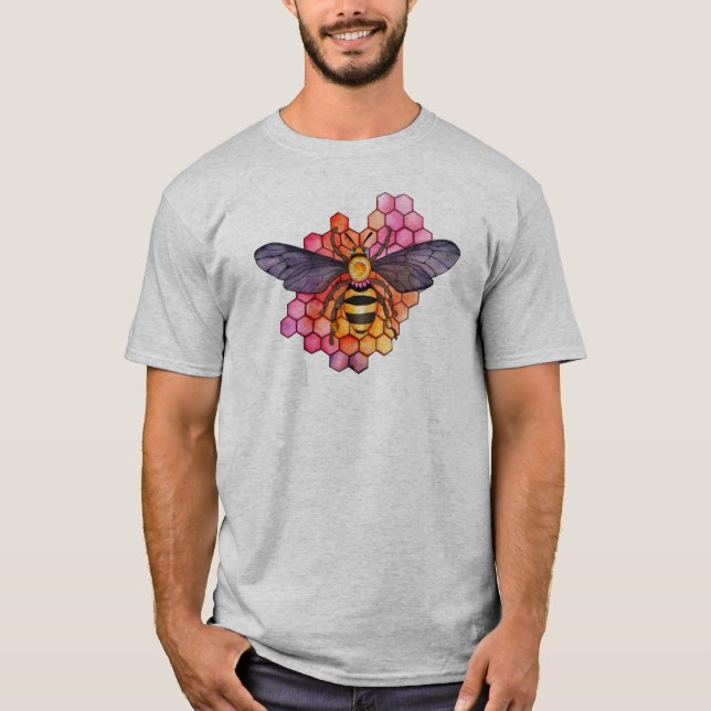 Honeycomb Bee T-Shirt (Front)