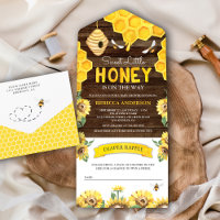 Honeycomb Beehive Honey Bee Barn Wood Baby Shower