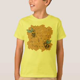 Honeycomb Bumble Bees T-Shirt