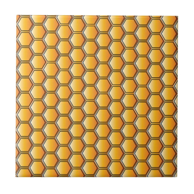 Honeycomb Ceramic Tile (Front)