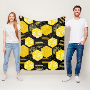 Honeycomb! Fleece Blanket