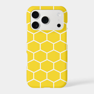 Honeycomb Geometric White Lines Bumblebee