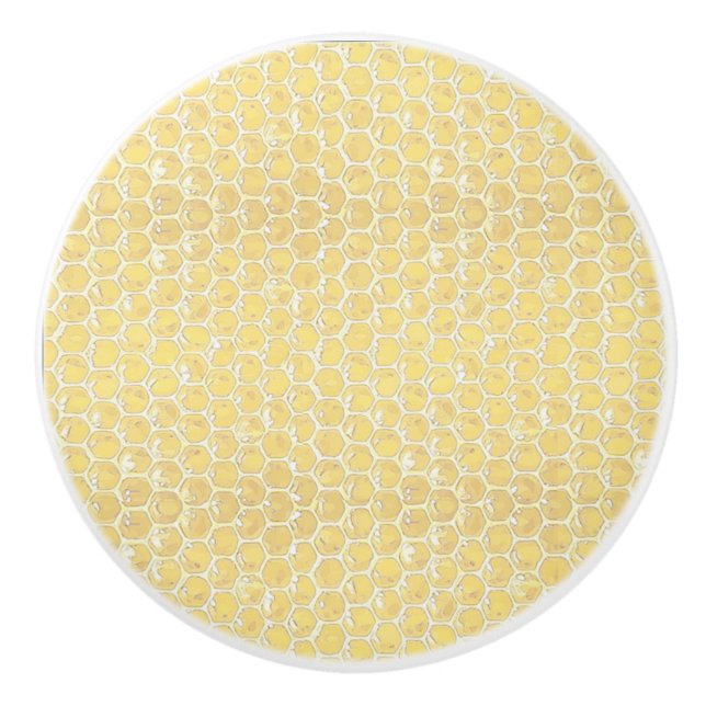Honeycomb Hive Knob (Front)