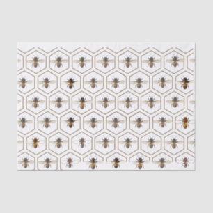 Honeycomb Honeybee Bee Beekeeper Tissue Paper