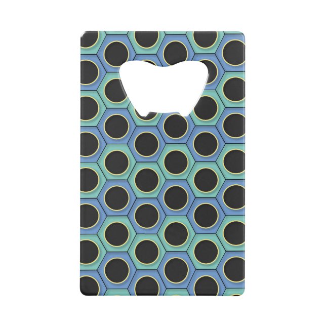 Honeycomb Hustle Credit Card Bottle Opener (Front)