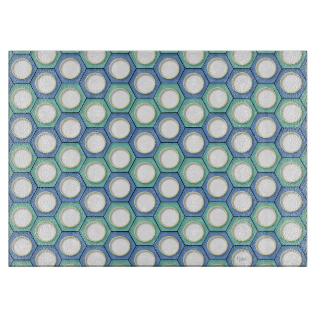 Honeycomb Hustle Cutting Board (Front)