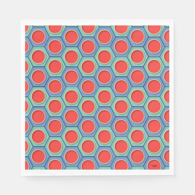 Honeycomb Hustle Napkins (Front)