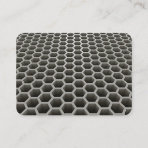Honeycomb in Perspective (Warm) Business Card