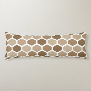 Honeycomb in Sand Body Cushion
