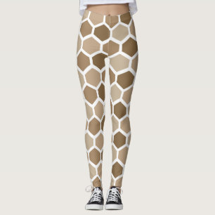 Honeycomb in Sand Leggings