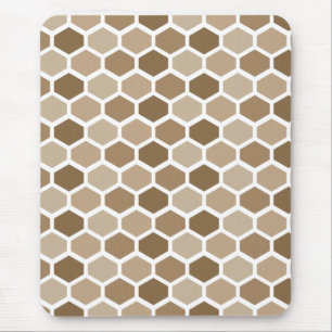 Honeycomb in Sand Mouse Pad